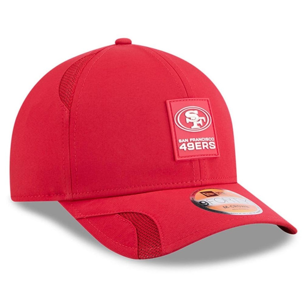 Imagem 3 do produto Boné New Era 9Forty M-Crown San Francisco 49ers NFL Sideline Vermelho New Era Masculino