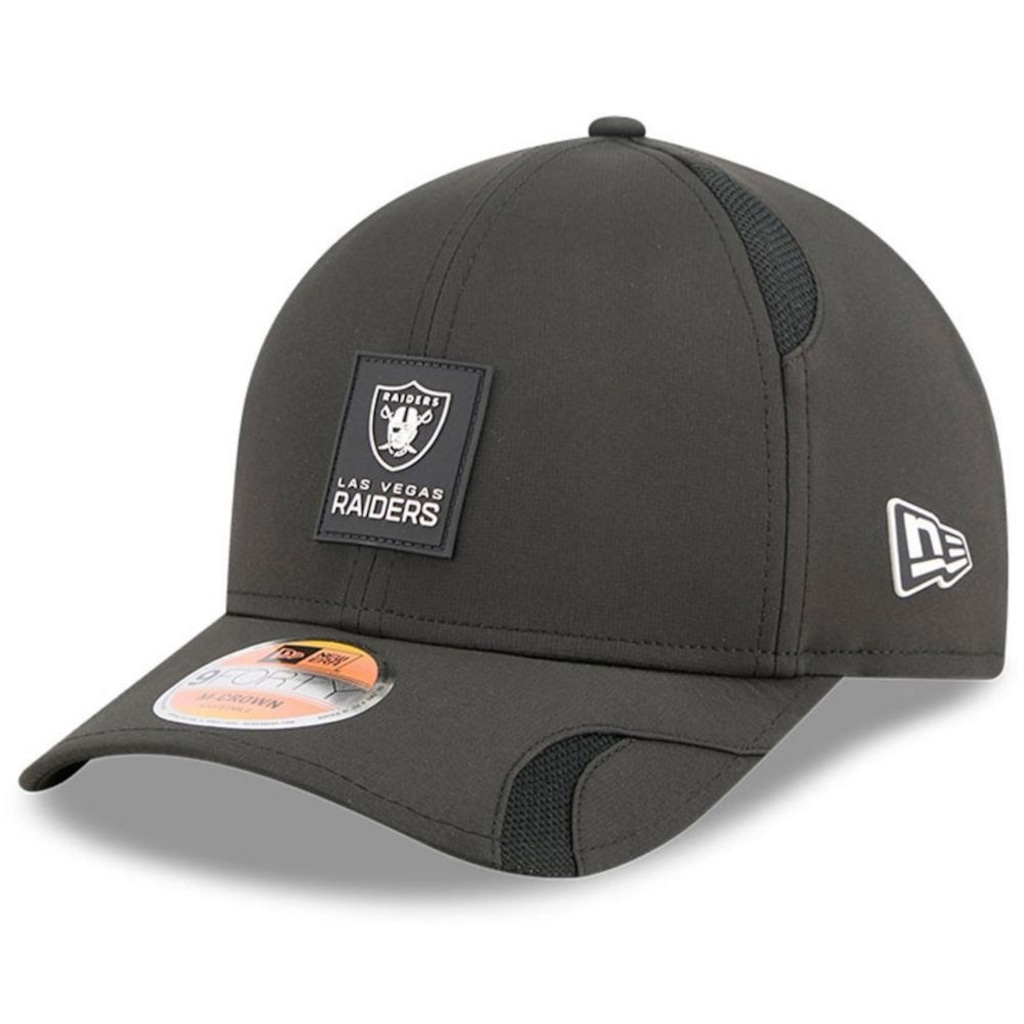 Boné New Era 9Forty M-Crown Las Vegas Raiders NFL Sideline Masculino