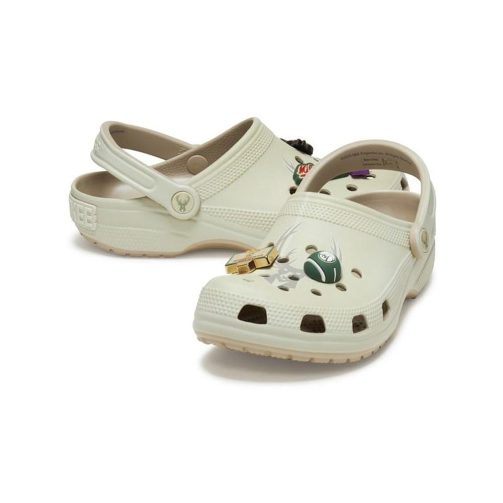 Imagem 4 do produto Sandália Adulto Crocs NBA Bucks Elevated Classic Clog Multi