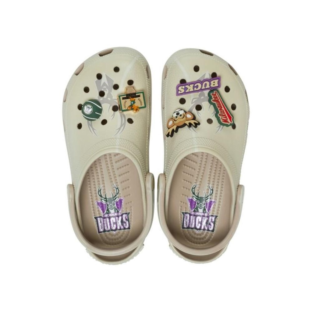 Imagem 5 do produto Sandália Adulto Crocs NBA Bucks Elevated Classic Clog Multi