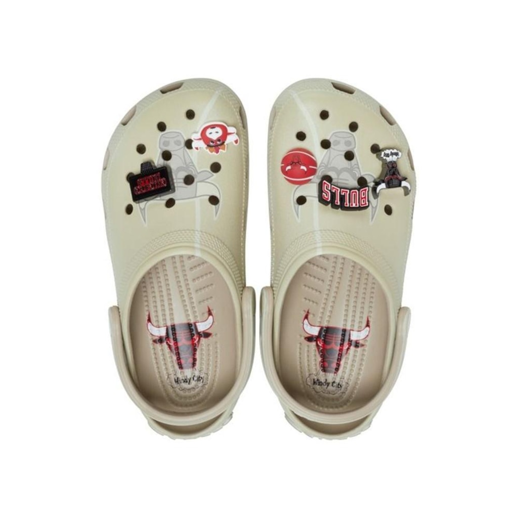 Imagem 5 do produto Sandália Adulto Crocs NBA Bulls Elevated Classic Clog Multi