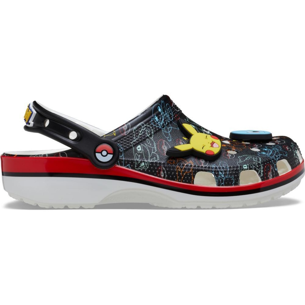 Sandália Adulto Crocs Classic Pokémon Estampado Clog Multi