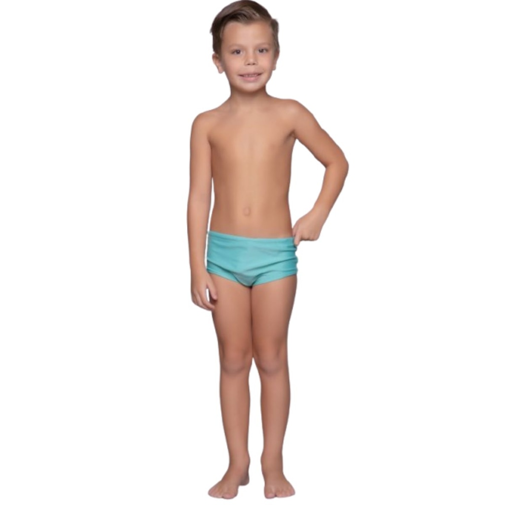 Sunga Slim Básica Vekyo Confortavel Para Verão Piscina Moda Praia Infantil