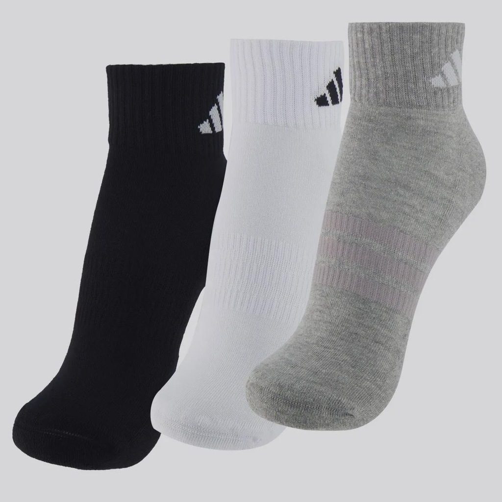 Imagem 1 do produto Kit 3 Pares de Meia adidas ESS Ank Unissex