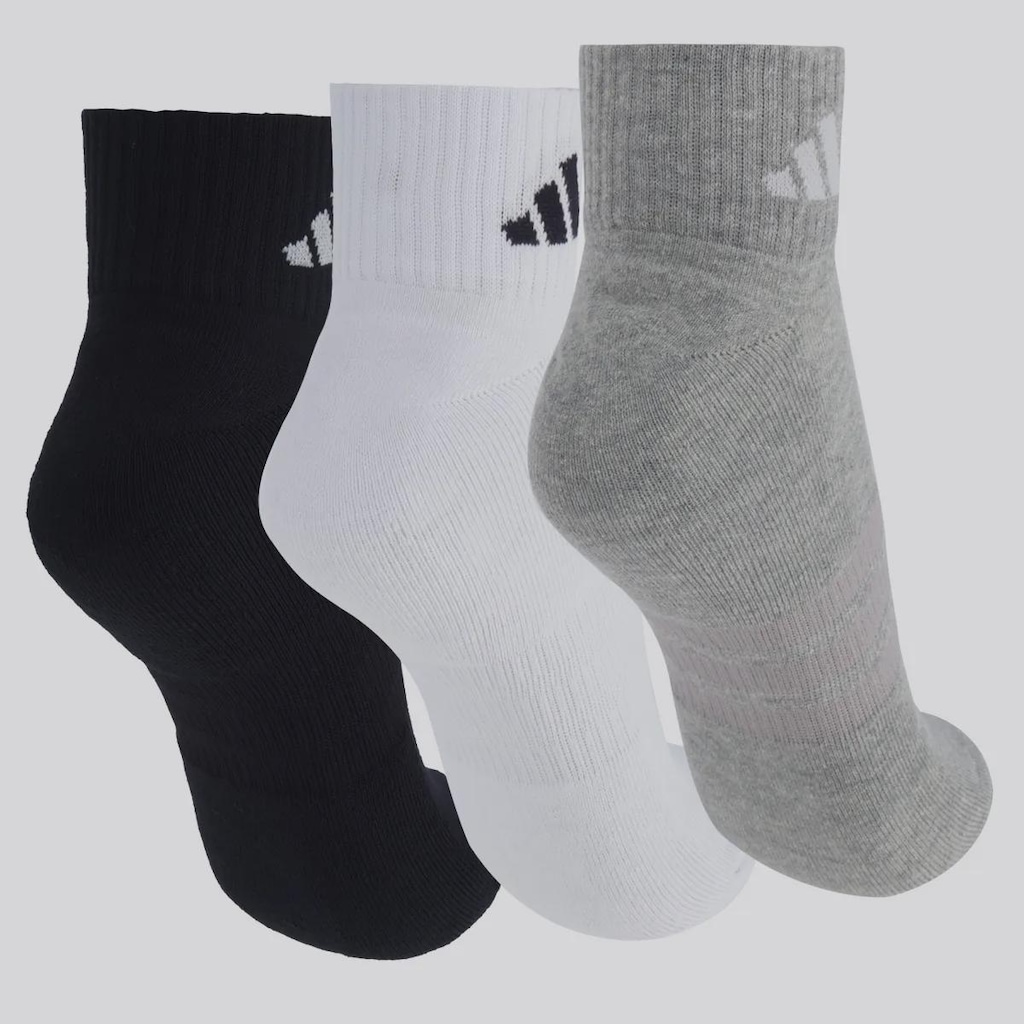 Imagem 2 do produto Kit 3 Pares de Meia adidas ESS Ank Unissex