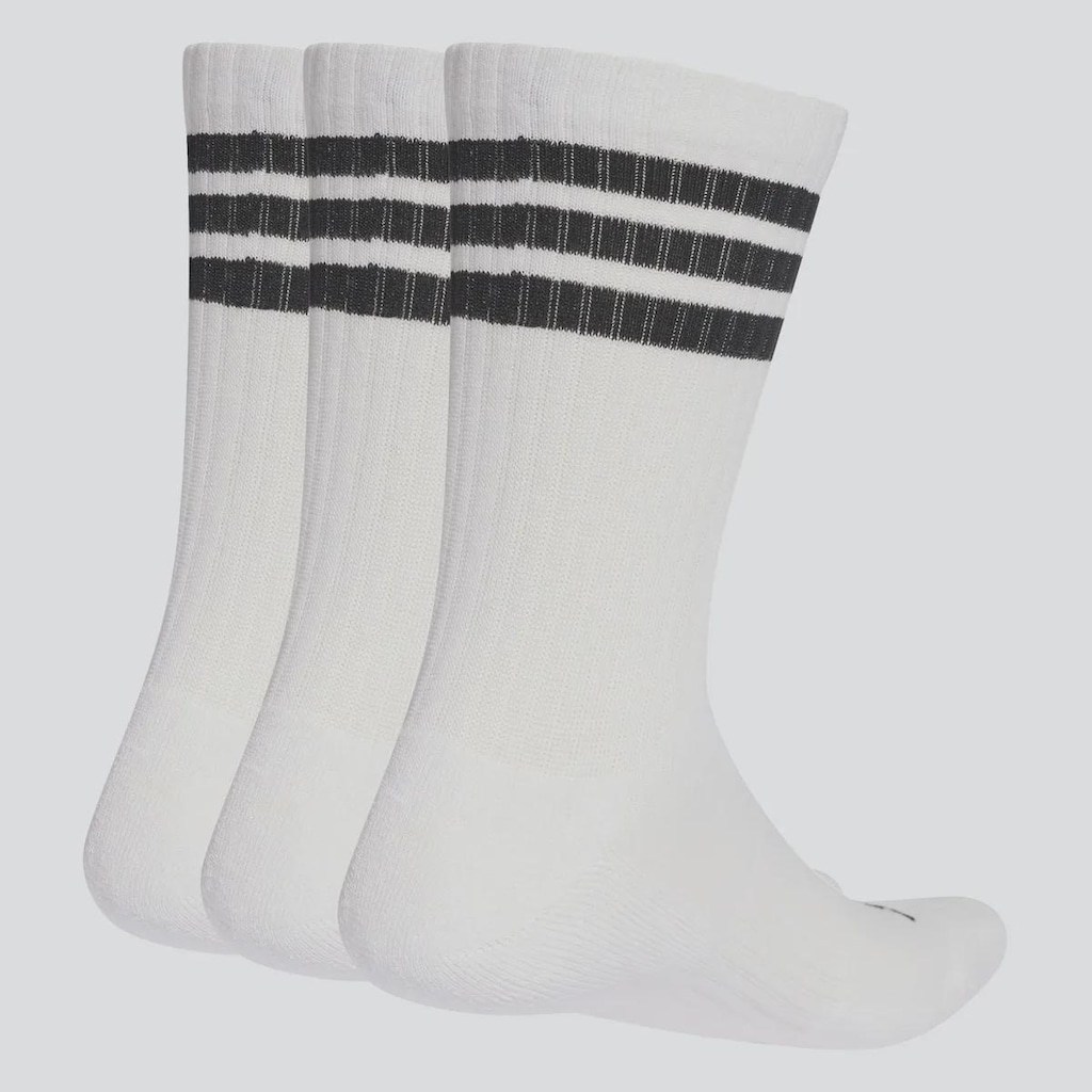 Imagem 2 do produto Kit 3 Pares de Meia Adidas ESS CRW