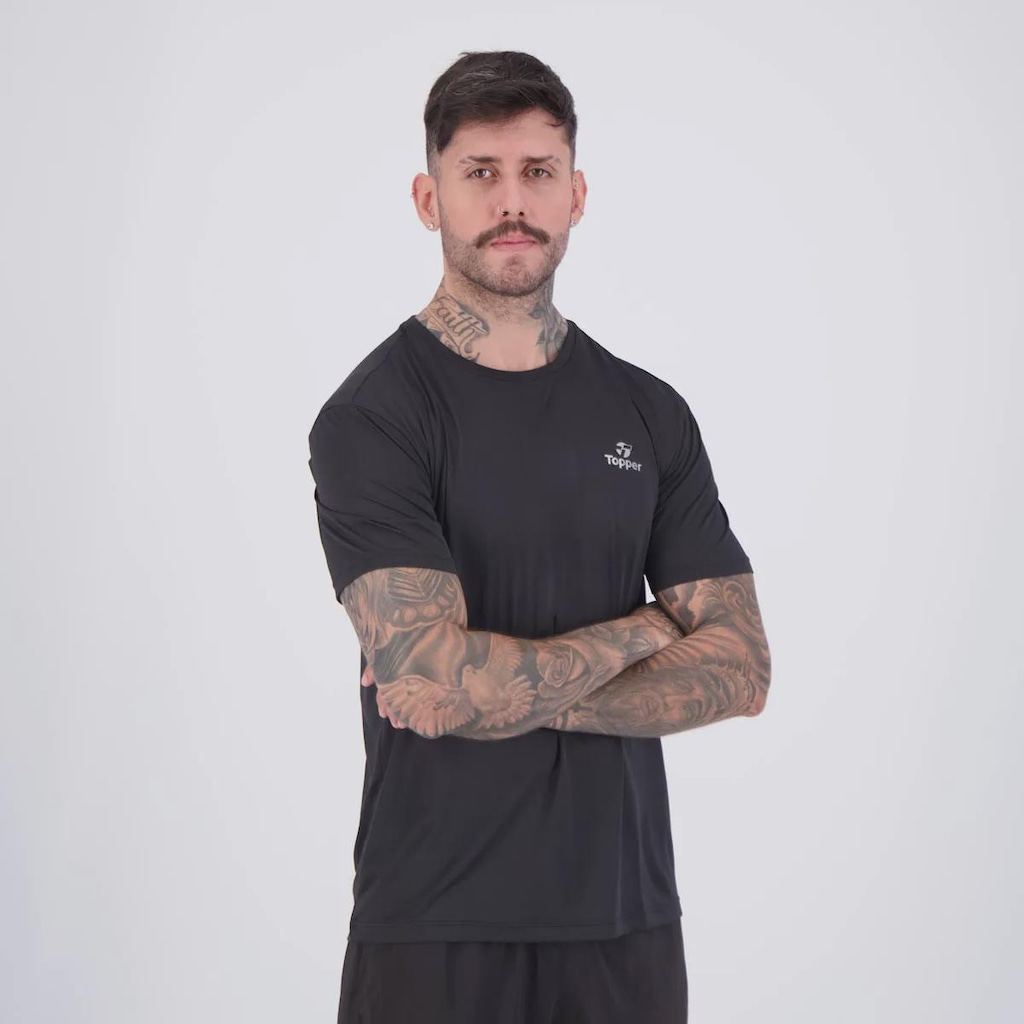 Imagem 3 do produto Kit 3 Camisetas Topper Spirit Masculina