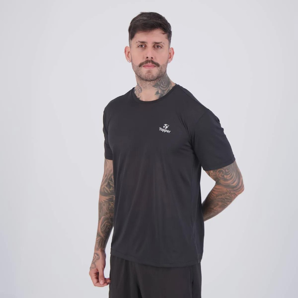 Imagem 4 do produto Kit 3 Camisetas Topper Spirit Masculina