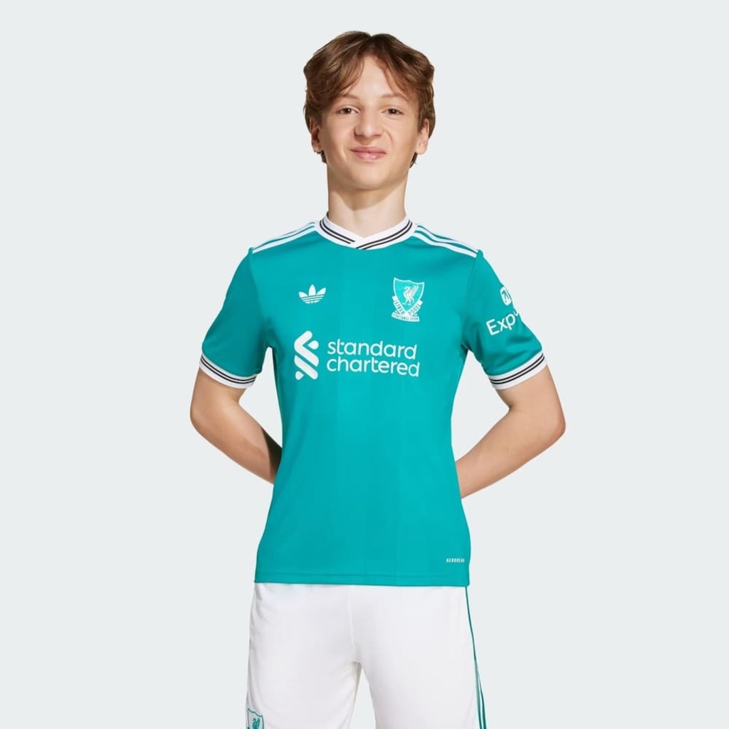 Camisa Liverpool III 25/26 Adidas Infantil