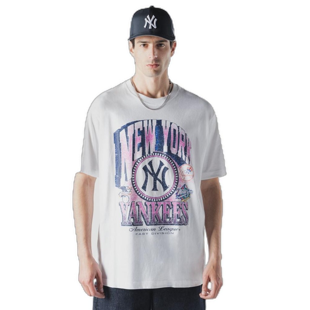 Camiseta New Era Oversize New York Yankees MLB Masculina
