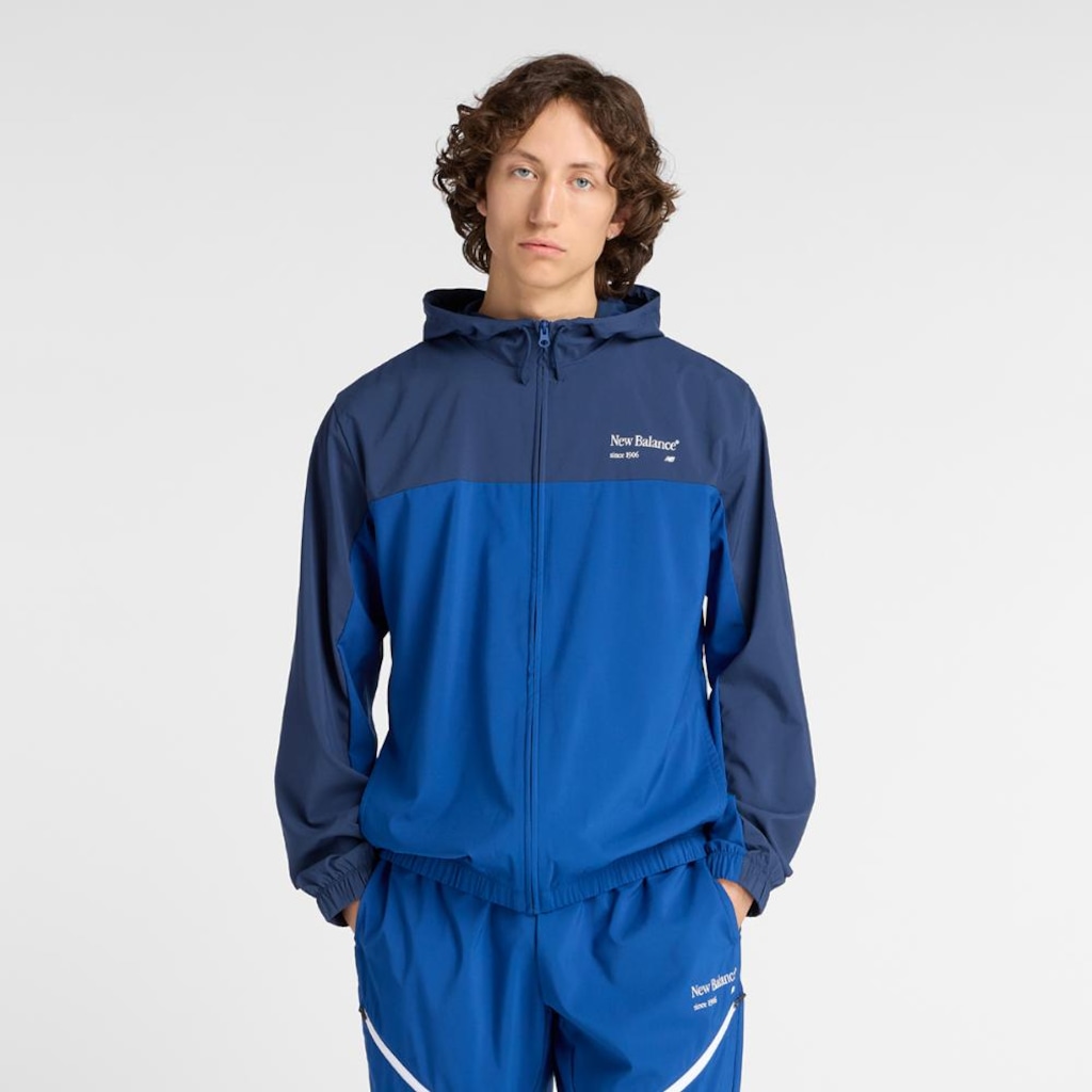 Jaqueta New Balance Reimagined Woven Graphic Masculina