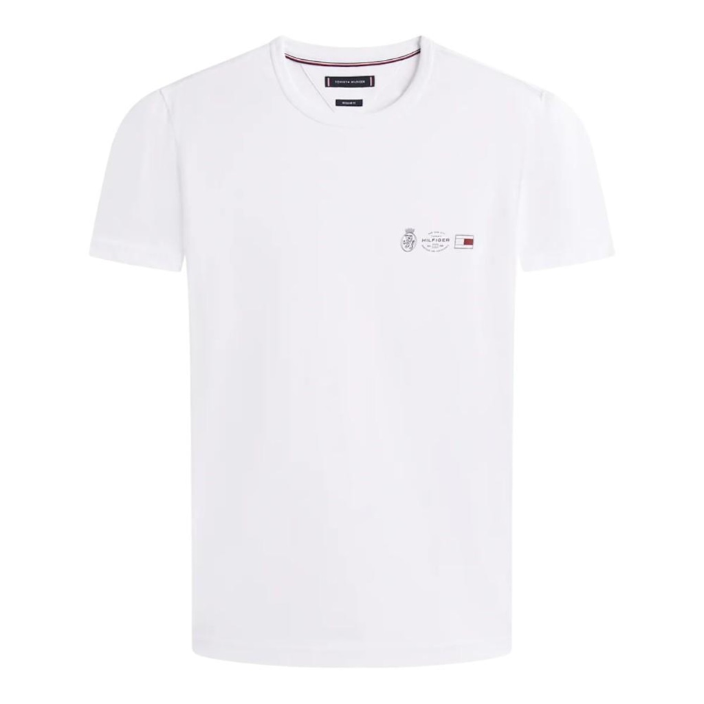 Camiseta Tommy Hilfiger Small Crest Outline Masculina