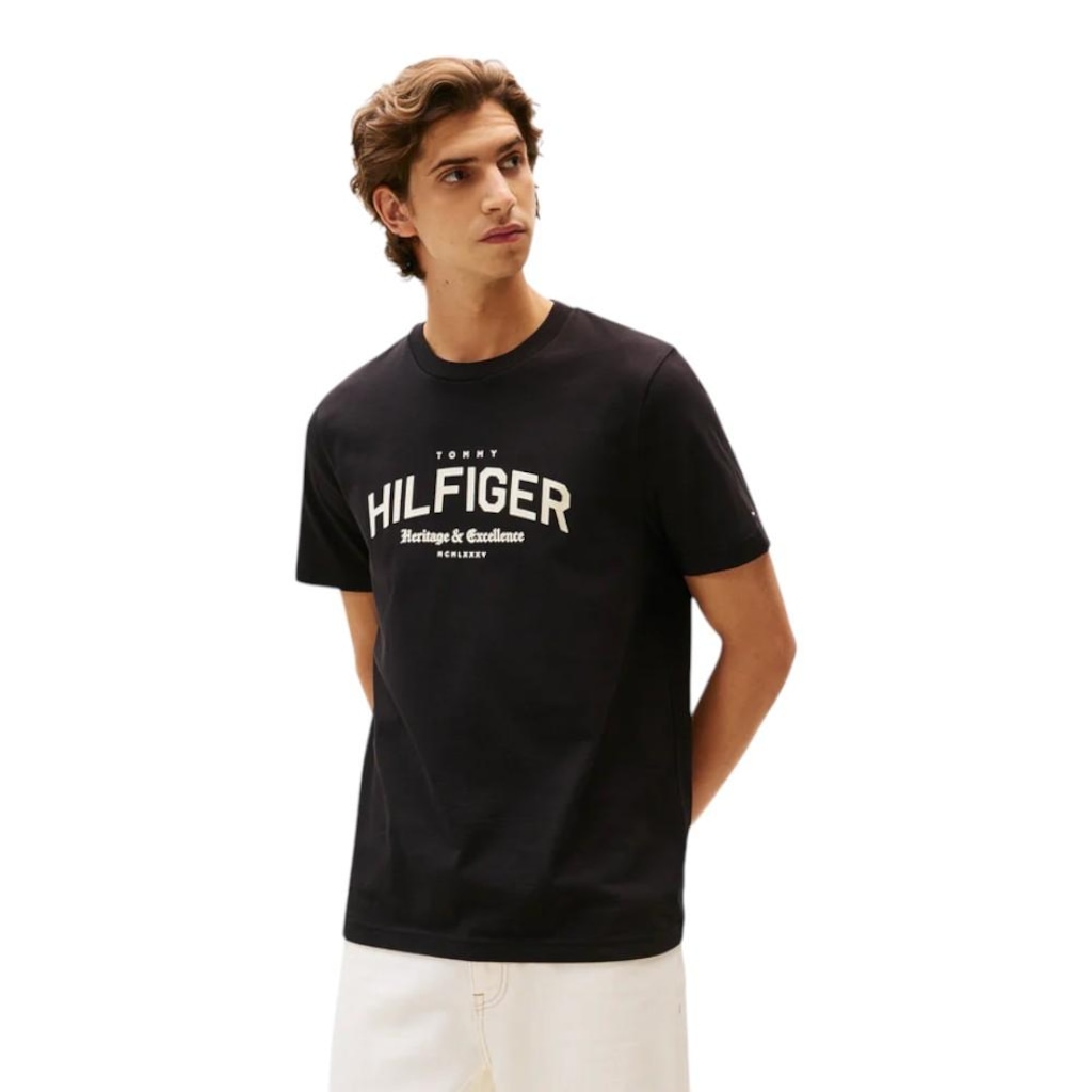 Camiseta Tommy Hilfiger Arch Masculina