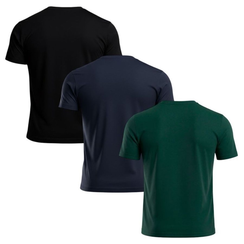 Imagem 2 do produto Kit 3 Camisetas Diadora Small Logo Masculina