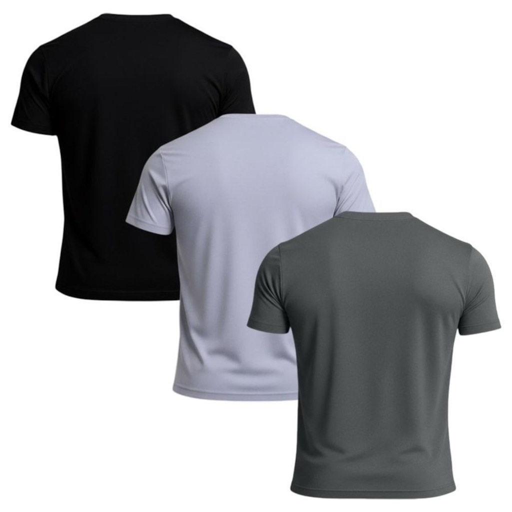 Imagem 2 do produto Kit 3 Camisetas Diadora Small Logo Masculina