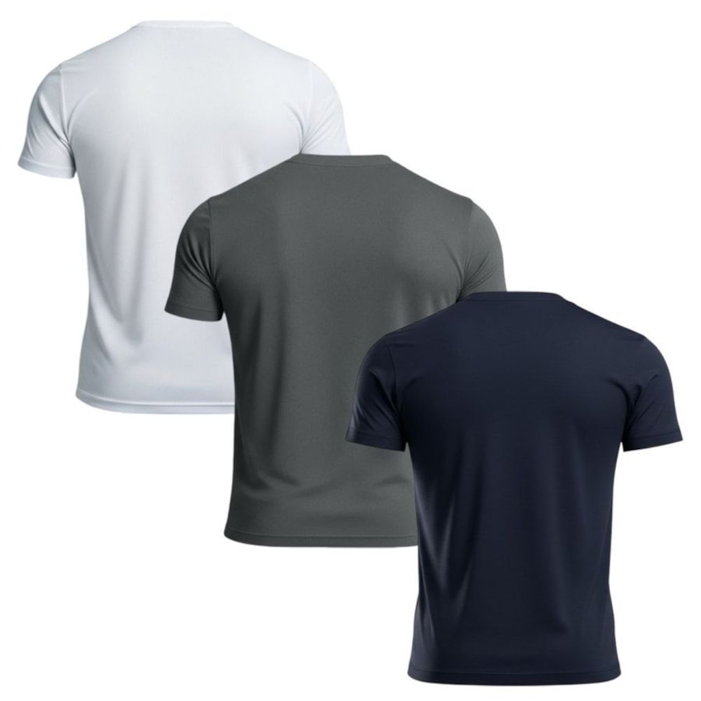 Imagem 2 do produto Kit 3 Camisetas Diadora Small Logo Masculina