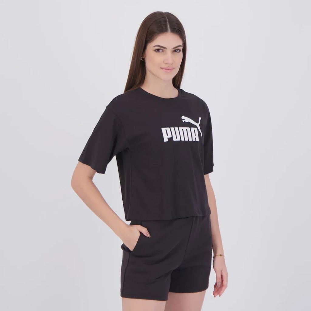 Imagem 2 do produto Camiseta Cropped PUMA No.1 Logo Feminino