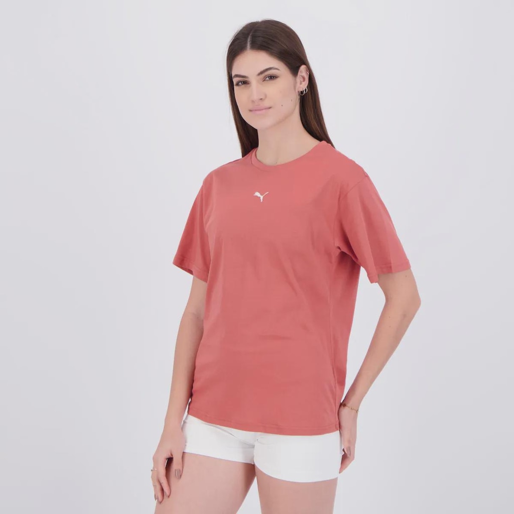 Imagem 3 do produto Camiseta PUMA ESS Relaxed Feminina Vermelha