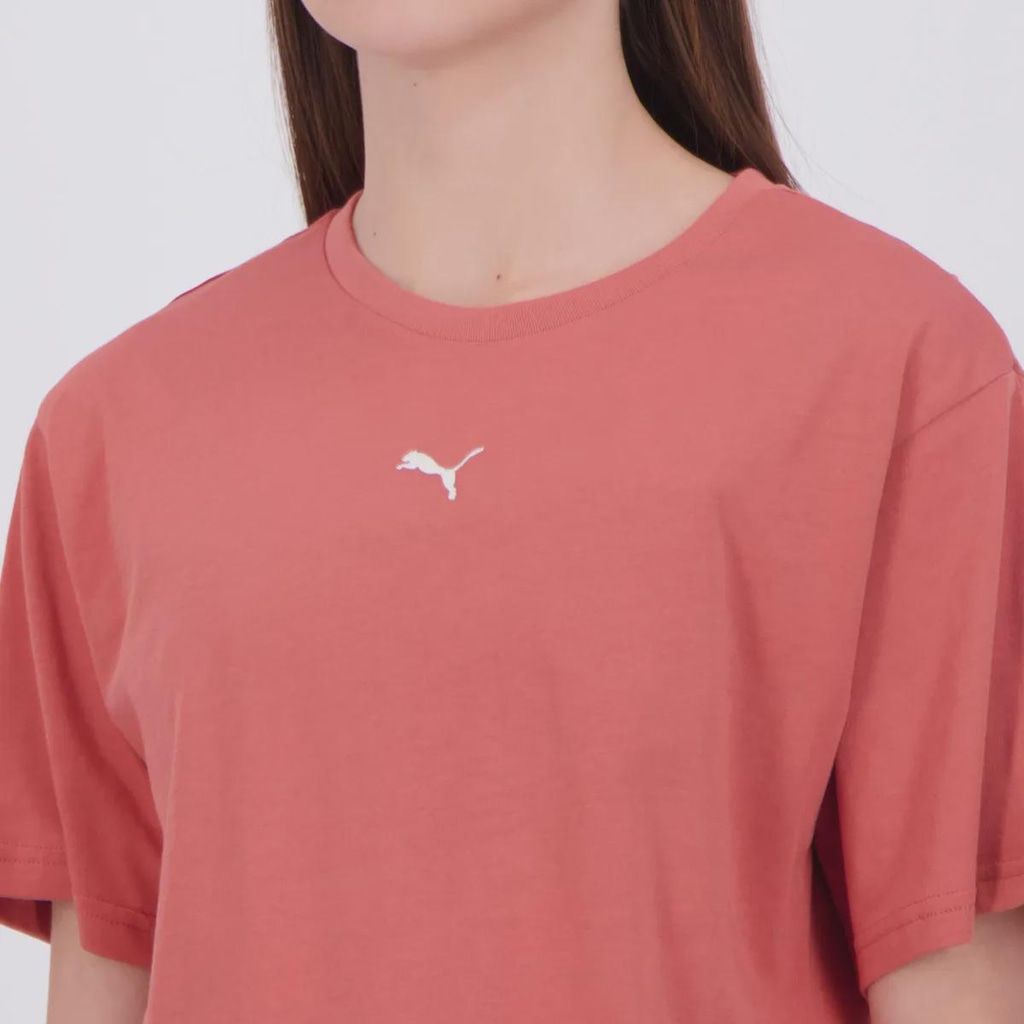 Imagem 5 do produto Camiseta PUMA ESS Relaxed Feminina Vermelha