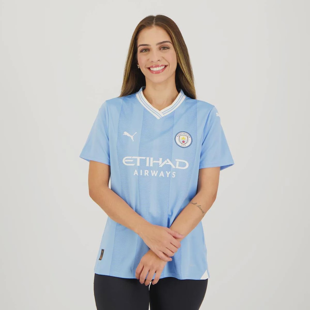 Camisa Manchester City I 24/25 PUMA Feminina