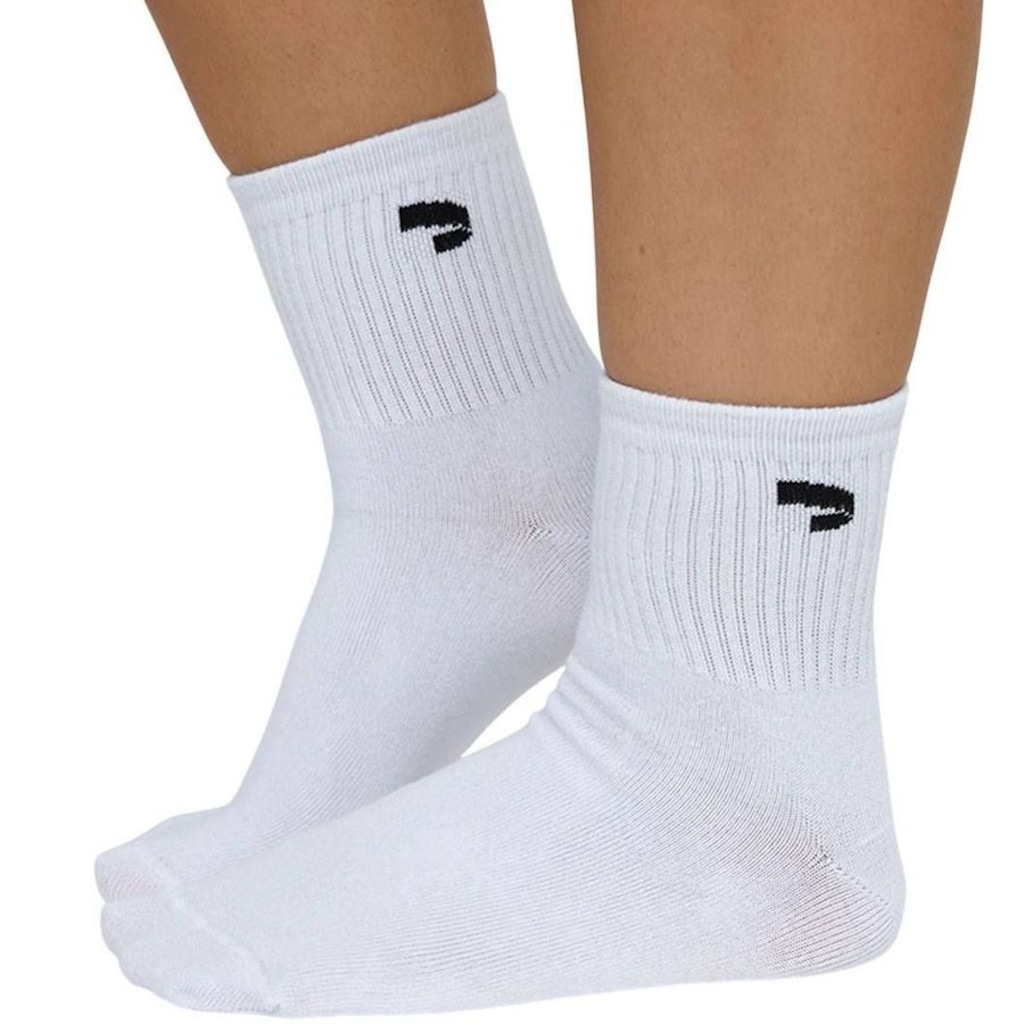 Meia Cano Médio Alto Giro Símbolo Adulto