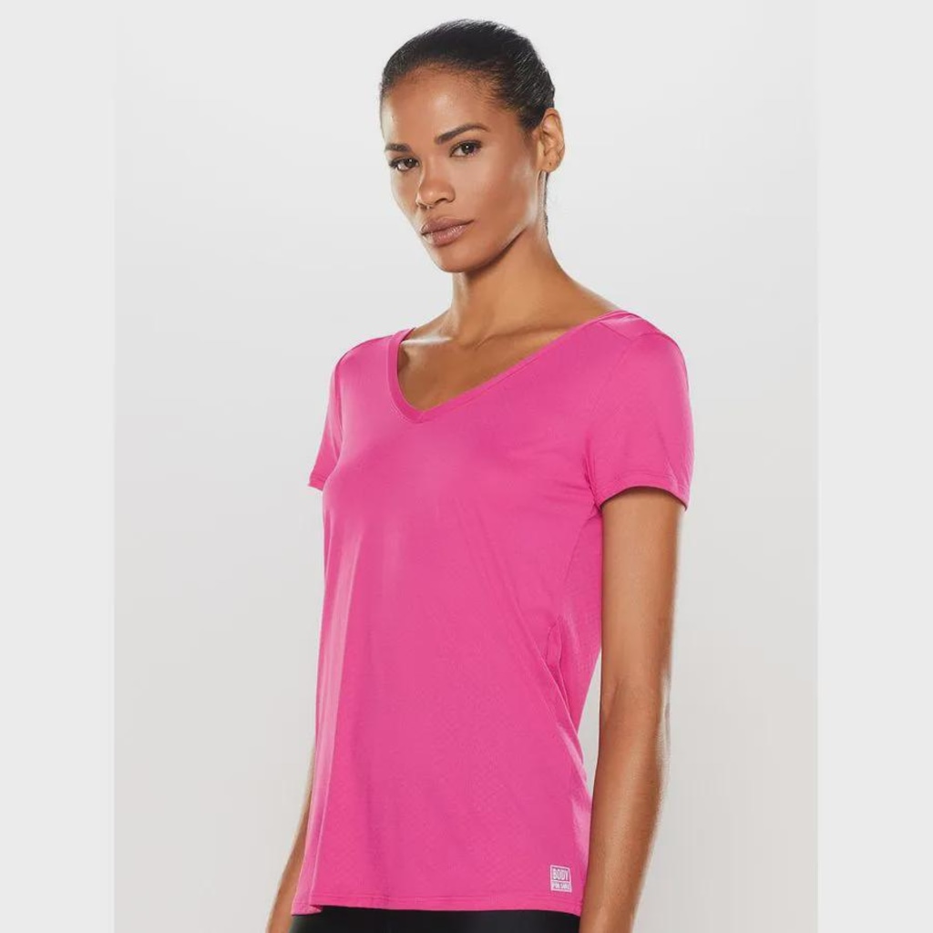 Imagem 2 do produto Camiseta Manga Curta Decote Body For Sure Essentials Colors