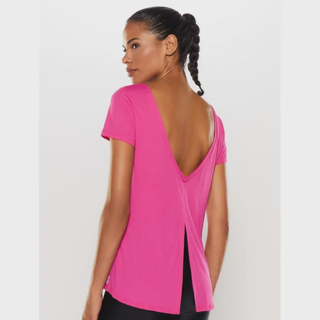 Imagem 3 do produto Camiseta Manga Curta Decote Body For Sure Essentials Colors