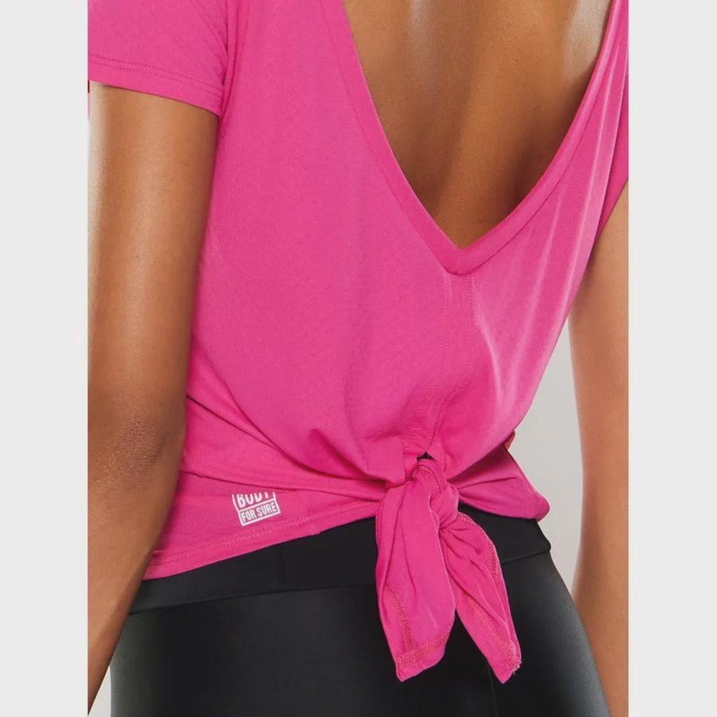 Imagem 5 do produto Camiseta Manga Curta Decote Body For Sure Essentials Colors