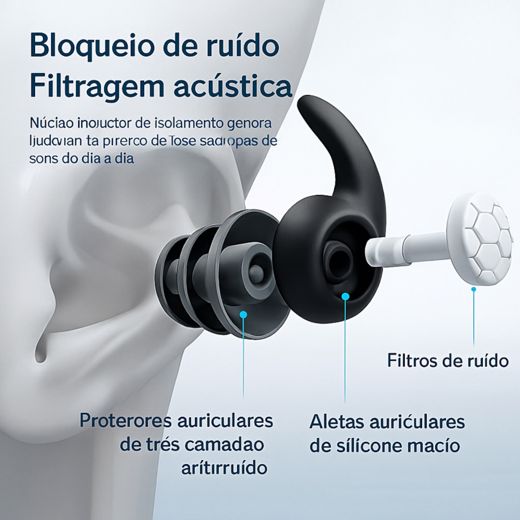 Imagem 3 do produto Protetor de Ouvido Anatômico Gold Sports Pro II