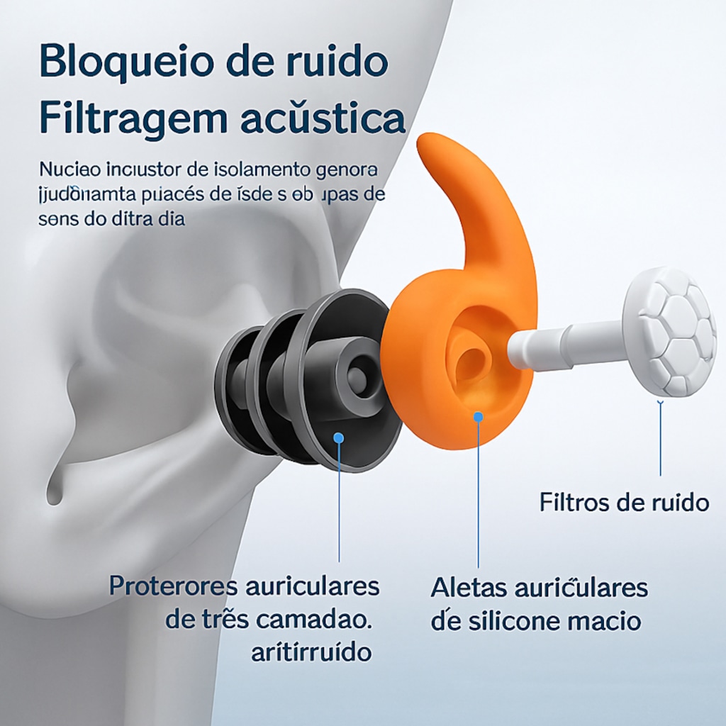 Imagem 3 do produto Protetor de Ouvido Anatômico Gold Sports Pro II