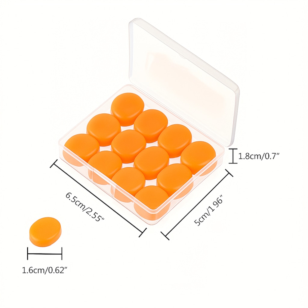 Imagem 3 do produto Protetor de Ouvido Gold Sports Moldável em Silicone Ultra Soft com 12 Unidades