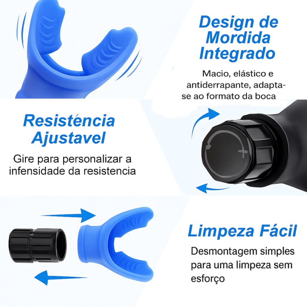 Imagem 3 do produto Bucal Gold Sports Esportivo de Treinamento Respiratório
