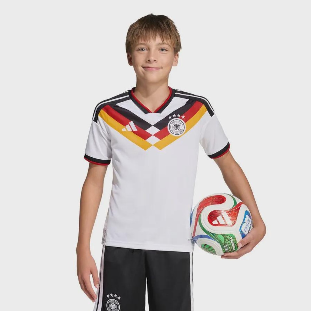 Camisa Alemanha I 26 adidas Torcedor Infantil