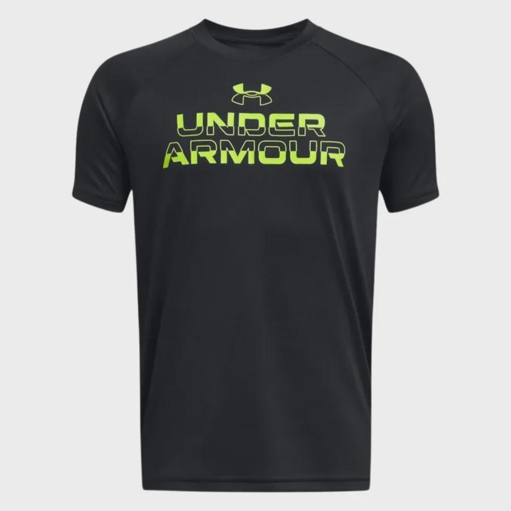Camiseta Under Armour Tech Split Wordmark Infantil