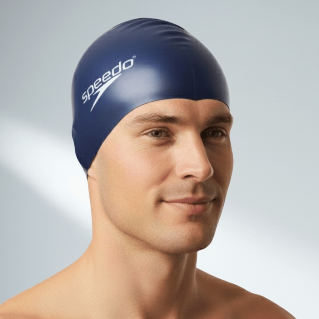 Touca de Natação Flat Cap em Silicone - Masculino