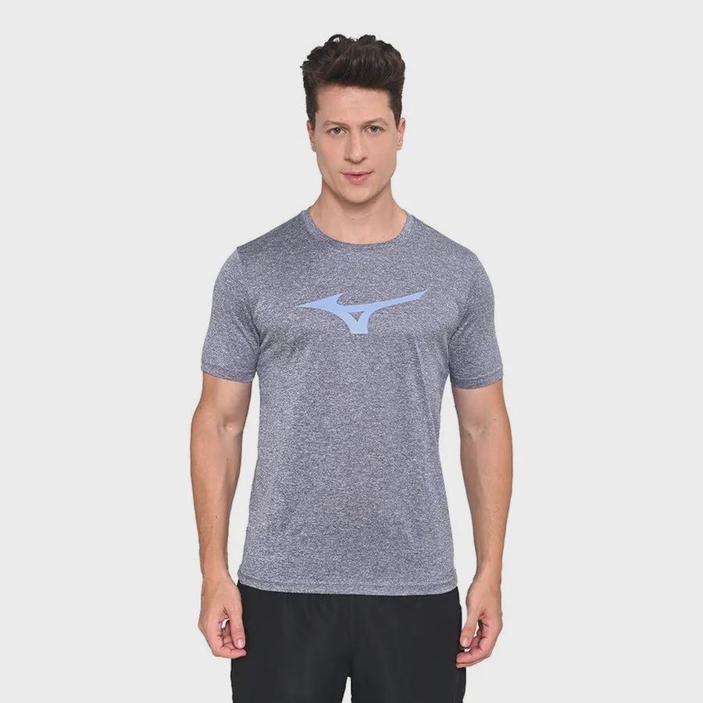 Camiseta Mizuno Run Spark Mescl Masculino