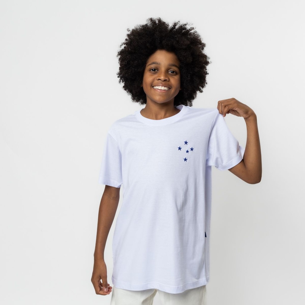 Imagem 2 do produto Camiseta Esportiva Cruzeiro Surf Center Logo Bordado Infantil