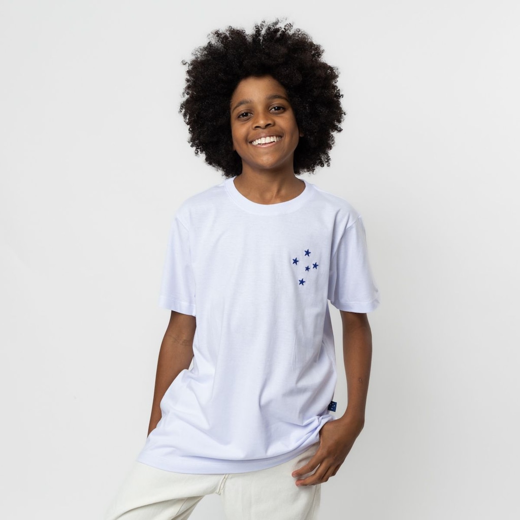 Imagem 5 do produto Camiseta Esportiva Cruzeiro Surf Center Logo Bordado Infantil