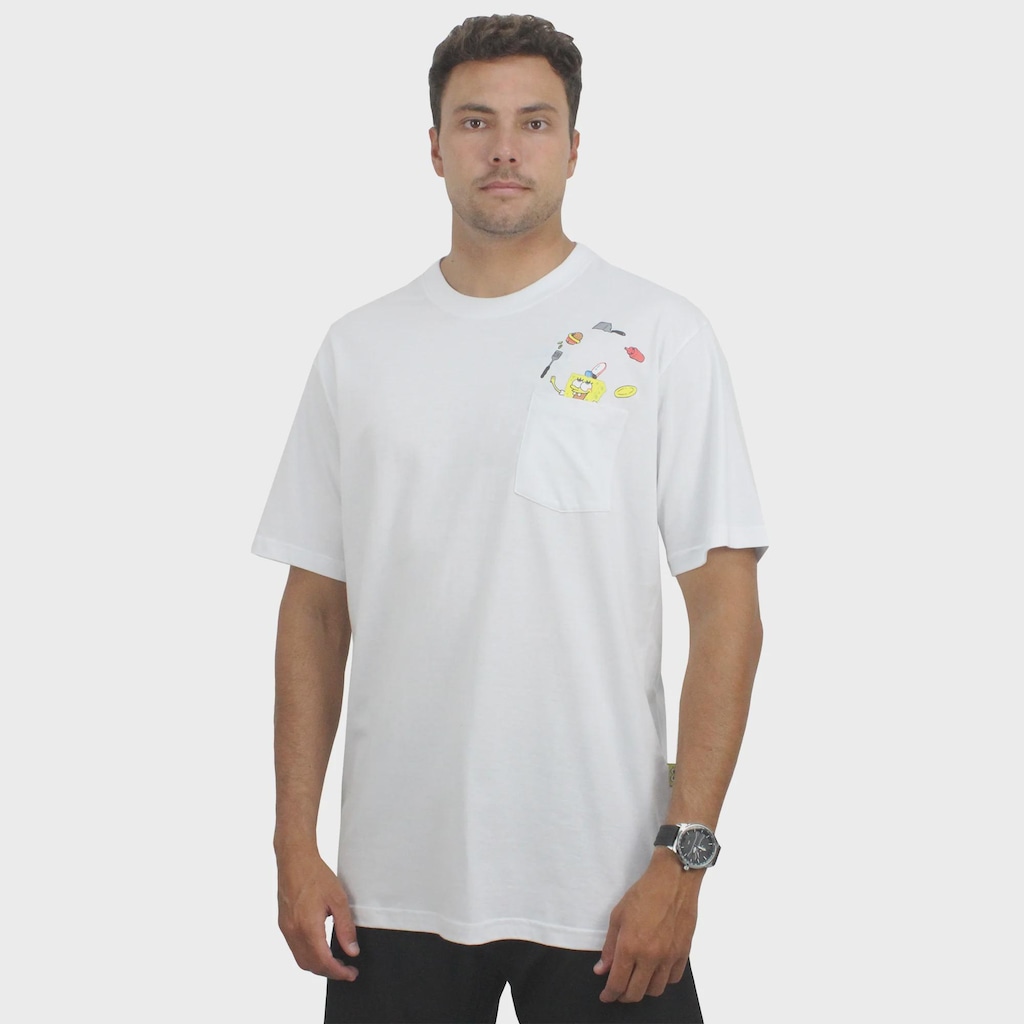 Camiseta Lost x Bob Esponja Juggler - Masculina