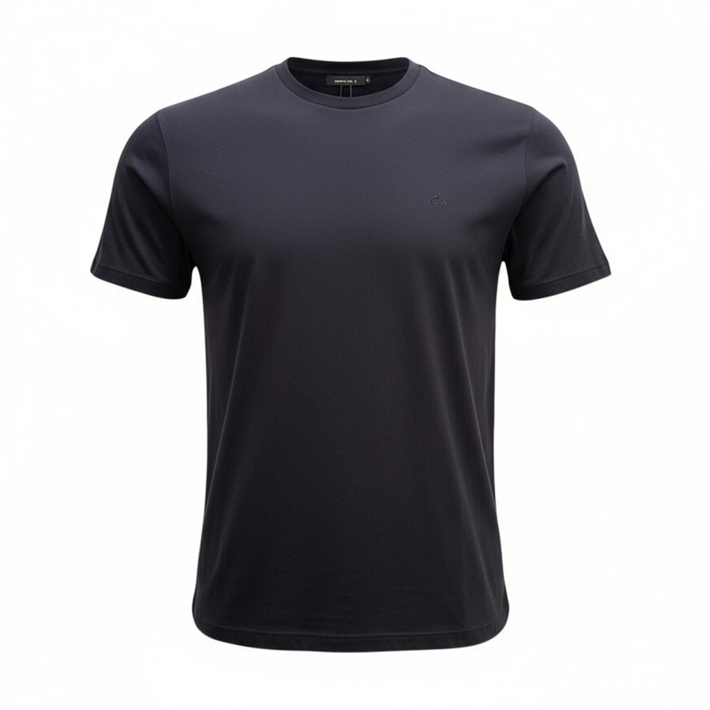 Camiseta Básica Algodão Dx Bordado - Masculino