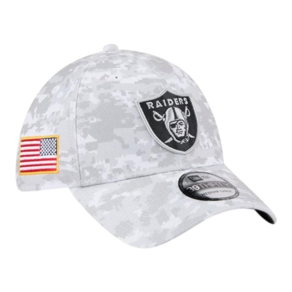 Imagem 4 do produto Boné New Era 3930 Las Vegas Raiders Salute Service 25