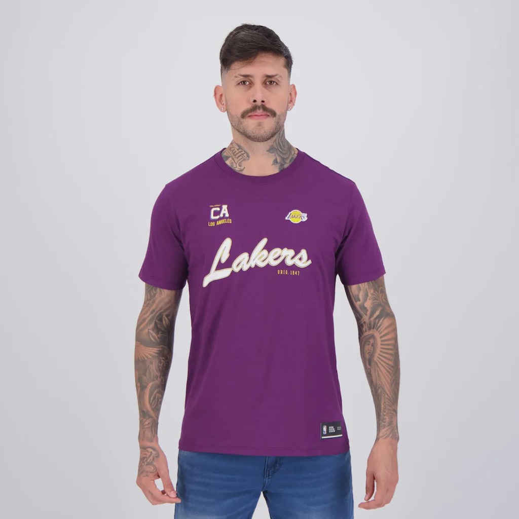 Camiseta NBA Los Angeles Lakers Big Logo Masculina
