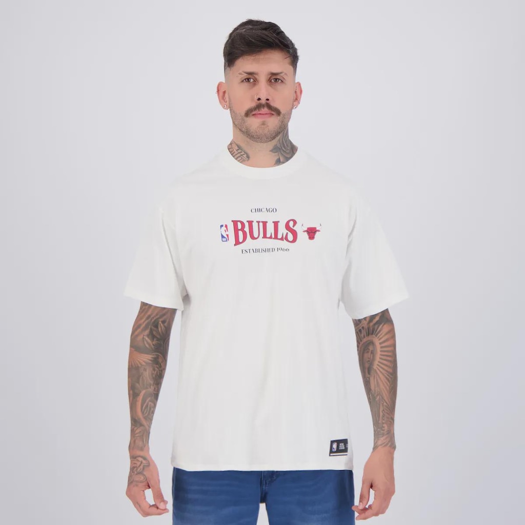 Camiseta NBA Chicago Bulls Oversized Class Masculina