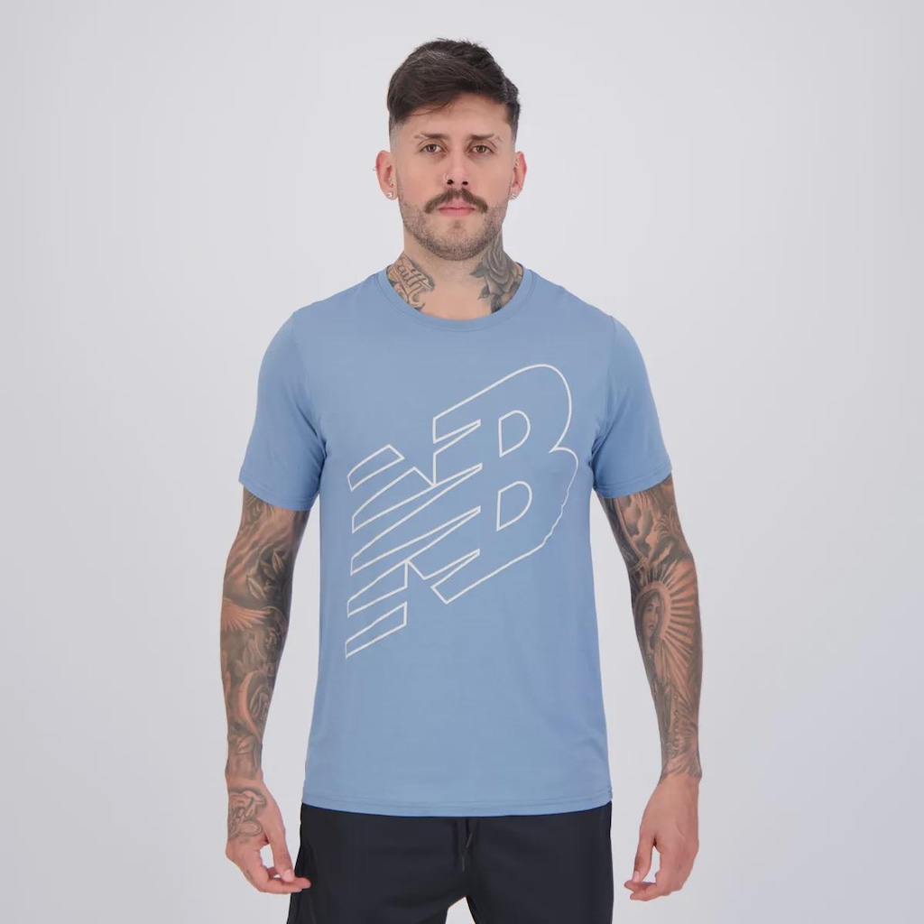 Camiseta New Balance Sport Essentials Printed Masculina
