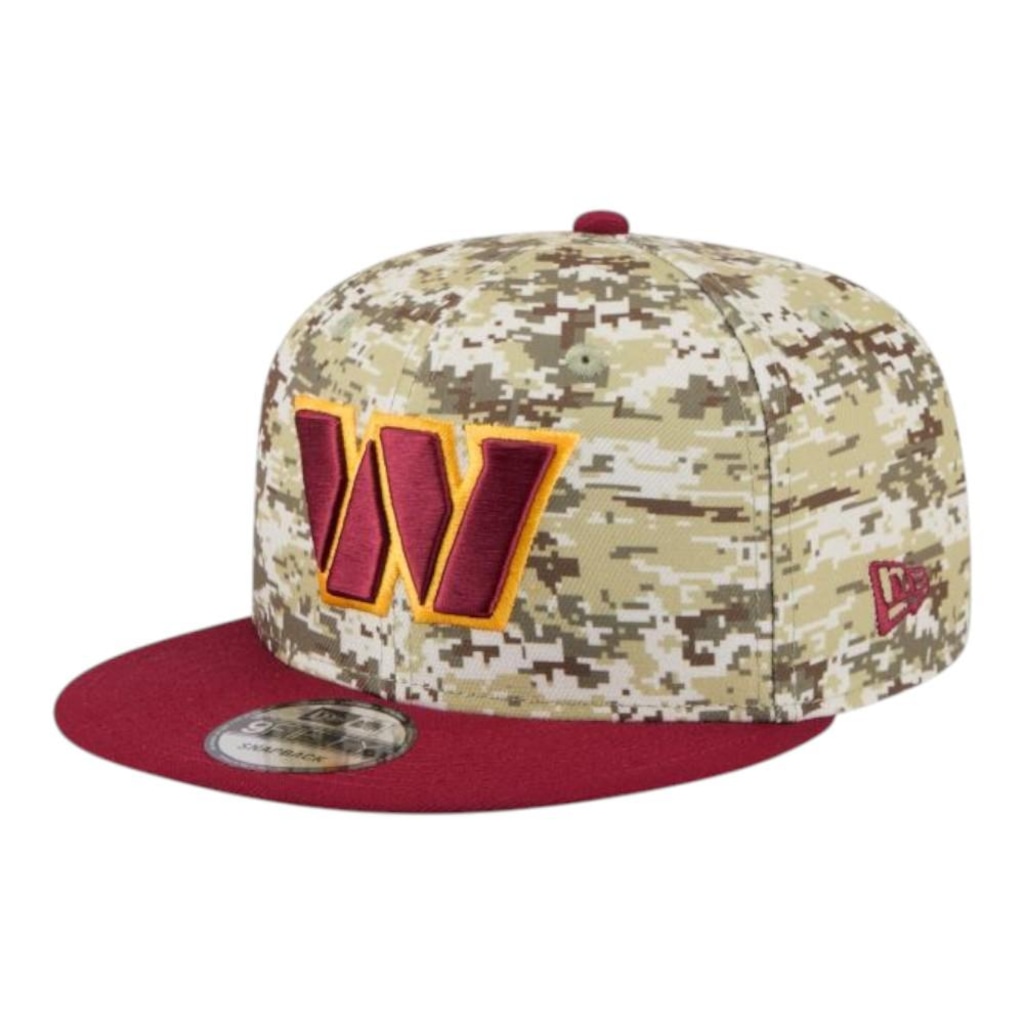 Boné New Era 950 Washington Commanders Salute Service 25 Masculino