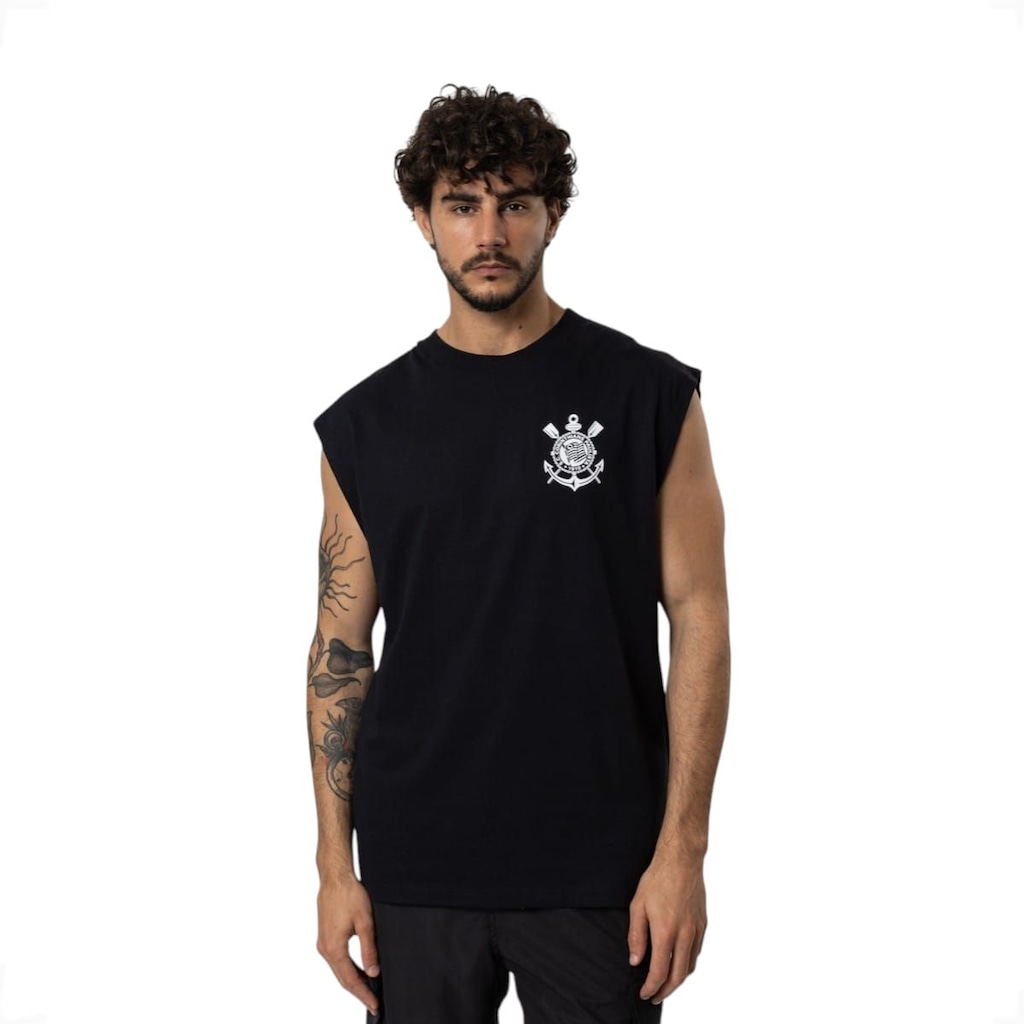Camiseta Regata Do Corinthians Jogai Por Nós - Surf Center - Masculina