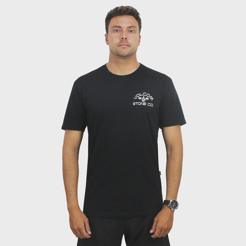 Imagem 3 do produto Camiseta Volcom Always Black - Masculina