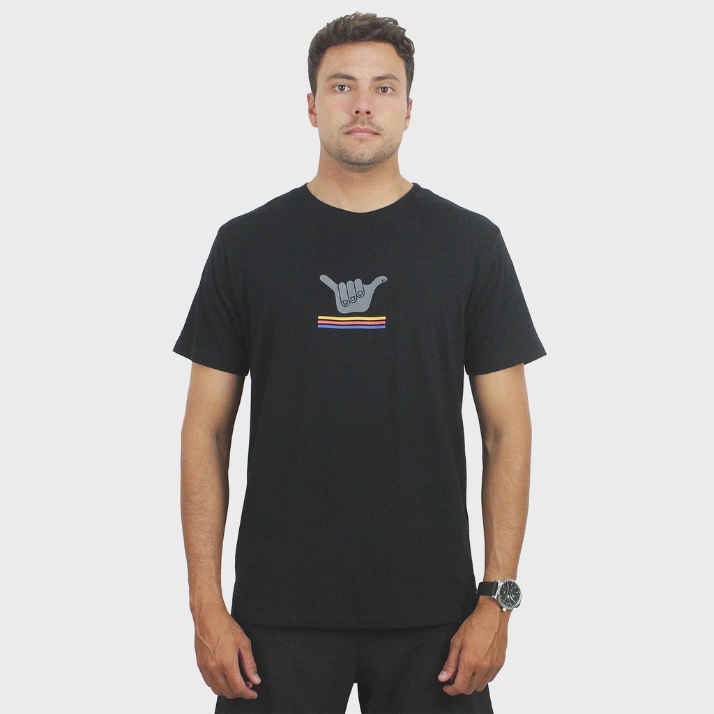 Imagem 2 do produto Camiseta Hang Loose Logo Gradiente - Masculino