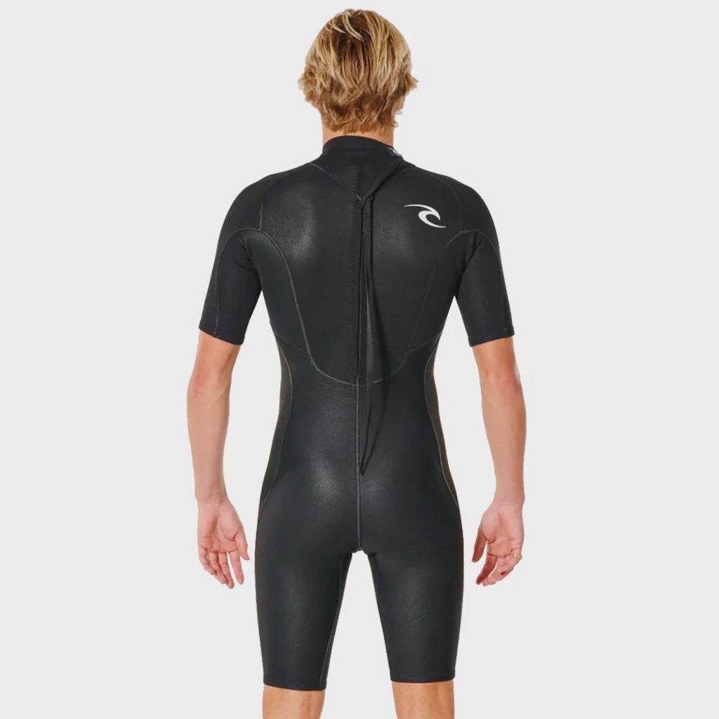 Imagem 2 do produto Short John Rip Curl Freelite 2/2 mm Back Zip Black White - Masculino