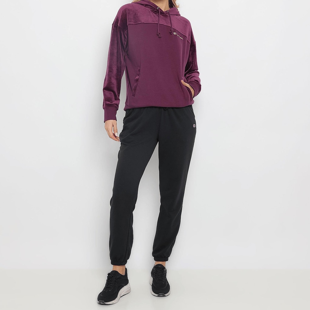 Blusão de Moletom com Capuz Champion Velour Blocked Feminino